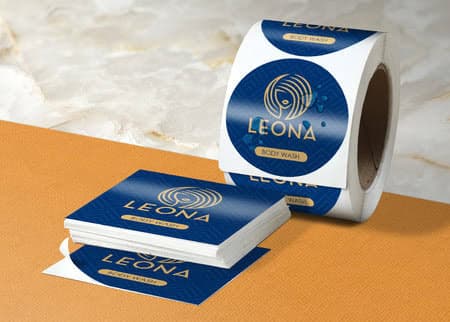 Waterproof Labels example